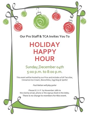 Holiday Happy Hour