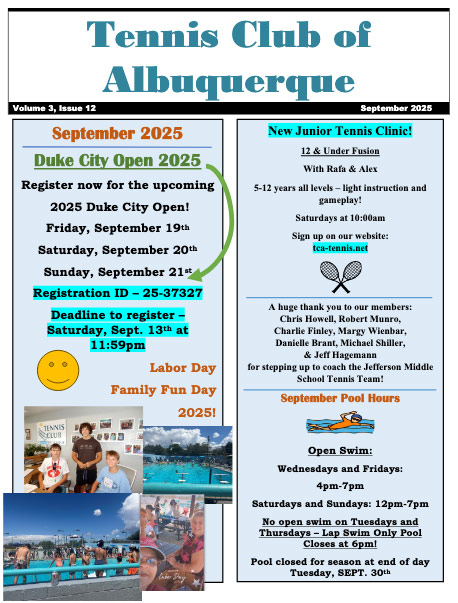 September 2025 Newsletter