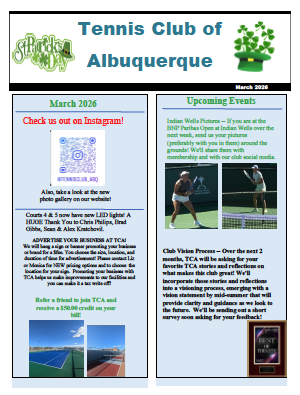 March 2026 Newsletter