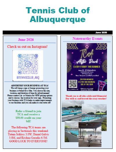 June 2026 Newsletter